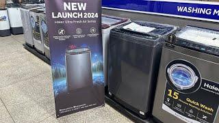 Unboxing Haier Latest Model 12 kg Automatic Washing Machine Model HWM 120-316S6