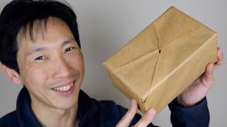 Japan Gift Wrap Hack with No Tape