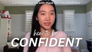HOW TO BE CONFIDENT | overcome insecurities, grow self-worth, be unforgettable & charismatic
