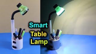 How to Make Table Lamp at Home । Homemade Table Lamp