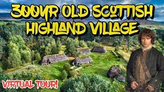 1700’s Scotland - Highland life 300 years ago. The Highland Folk Museum. Scotland 󠁧󠁢󠁳󠁣󠁴󠁿