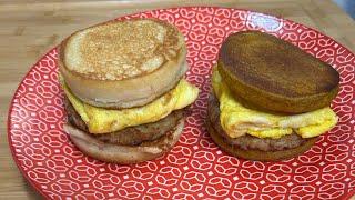 Aunties Griddle Cakes Breakfast Sandwiches (Pumpkin Maple and Maple)