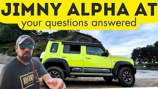 My Suzuki Jimny Alpha Automatic and Your Top 10 Questions Answered | Jimny 2024 | Vlog 21