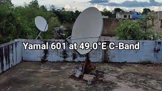 Yamal 49e C band in 4 feet Fiber Dish,  Titilagarh, Orissa, india