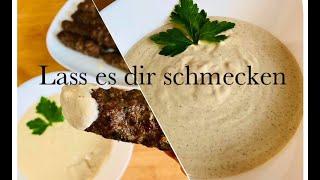 Einfachste und leckerste Arabische Tahini-Sauce. Grillsauce |Sesampaste|  اطعم واسهل سلطة طحينة