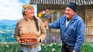 HAPPY Old Age of an ELDERLY Couple in a Mountain Village FAR From CIVILIZATION