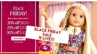 AG American Girl News: Black Friday Sale is Live! $100 Historical Dolls!