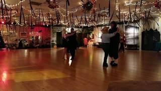 Lloyd And Janet Loper Dance Rumba At Columbia's Ballroom Company Halloween Party 2018