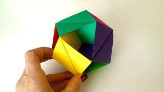 Origami Octahedron by Toshikazu Kawasaki