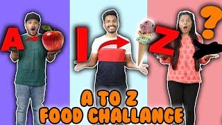 EXTREME A to Z  ALPHABETS FOOD CHALLENGE | HUNGRY BIRDS