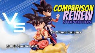 SH FIGUARTS KID GOKU EVENT EXCLUSIVE VS ORIGINAL RELEASE COMPARISON REVIEW!!