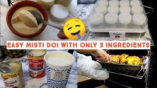 Misti Doi with only 3 Ingredients | Whole Chicken Roast  and My First Cleaning Vlog | Sylheti Vlog