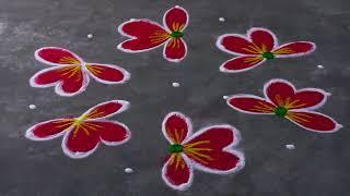 Dhanurmasam muggulu || sankranthi rangolis || pongal rangolis || easy rangoli ||