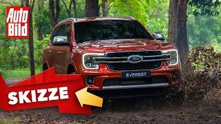 Ford Everest (2022) | Dieses Ranger-SUV hätten wir auch gerne! - Kommt es von VW?| Skizze