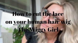 Cutting your LACE on  your luxury human hair wig. Wigs featured: “Jenny” + “Sarah” by Gardeaux Wigs