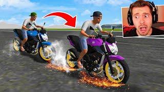 Corrida de MOTO a 300 KM/H no Moto Wheelie 3D (nova atualização)