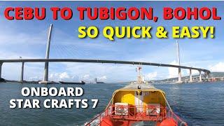 Cebu City to Tubigon, Bohol, Philippines Fastcraft Ride | Star Crafts 7 | Barko Vlog | Ferry Ride