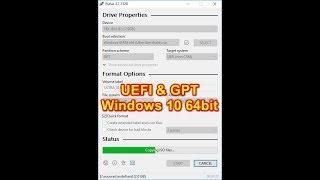 [Rufus v3 Terbaru] Cara Membuat Bootable Windows 10 64bit UEFI GPT di Flashdisk 8gb