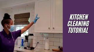 How To Clean Kitchen Professionally A Step By Step Kitchen Cleaning Tutorial