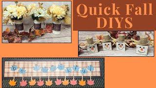 FALL THANKSGIVING SCARECROW DIYS | Dollar Tree DIY | Thanksgiving Centerpieces