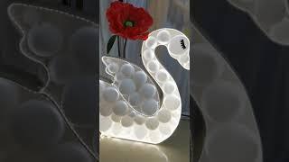 Wedding Swan Backdrop #weddingbackdrop