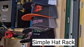 Simple Hat Rack