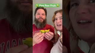 First Time Trying a Paw Paw Fruit #hoosierdaddy #thereviewcrew