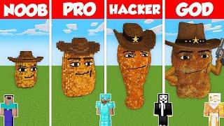 GEGAGEDIGEDAGEDAGO BASE BUILD CHALLENGE - Minecraft Battle: NOOB vs PRO vs HACKER vs GOD / Animation