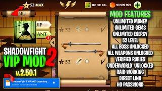 Shadow Fight 2 Mod APK Unlimited Resources, MAX Level 50000, All Weapons Unlocked | Direct Link