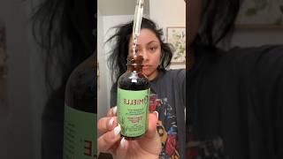 TRYING MIELLE ROSEMARY MINT GROWTH OIL FOR HAIR GROWTH  #hairloss #hair #hairgrowth