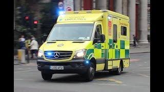 [BIG COMPILATION] London Ambulance Service responding to different emergencies