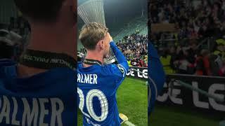 Cole Palmer lifts the trophy  plus Enzo Maresca's Chant #chelsea #football #conferenceleague