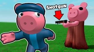 Trolling Piggy Build Mode Maps with ADMIN WEAPONS!