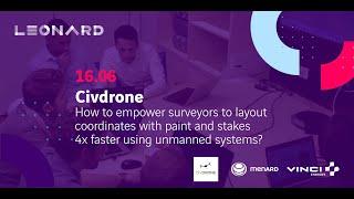 Civdrone : How to empower surveyors to layout coordinates faster using unmanned systems?