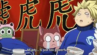 Fairy Tail "Minerva won" Saber tooth eating contest