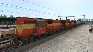 #WDM3D Twins Sampark Kranti Part 1| INDIAN Train Simulator | Loco Cab Ride |