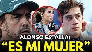  "¡RESPETA A MI MUJER!" FERNANDO ALONSO ESTALLA CONTRA FRANCO COLAPINTO 