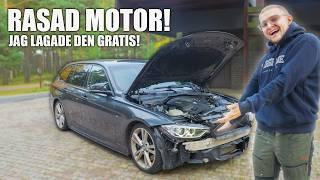 VI KÖPTE EN TRASIG BMW MED 300HK OCH LAGAR DEN!