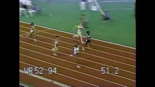 Women's 400m Hurdles - 1987 Weltklasse Zürich Meet