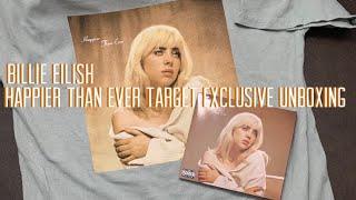 Billie Eilish Happier Than Ever Target Exclusive CD and t shirt unboxing |Positive hoodie girl|