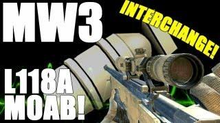 MW3: L118A Sniper MOAB on Interchange!