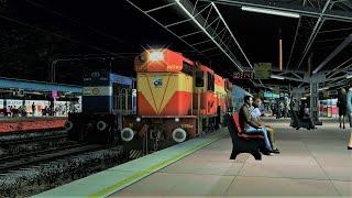 Next To Realistic World | CABDRIVE in GTL WDM3D | Indian Train Simulator 2021 Pc | Kerala Route