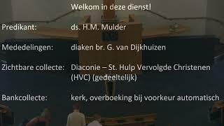 Kerkdienst van 01-09-2024 morgendienst