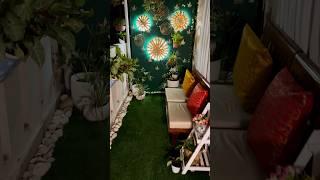 My little balcony #shorts #diygarden #balconygarden #diycrafts #diyideas #terracegarden #walldecor