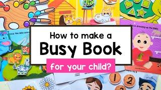 How to Make a Busy Book or Learning Binder for your Child?