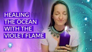 Violet Flame to Heal the Ocean | The Dolphin Healing Collective