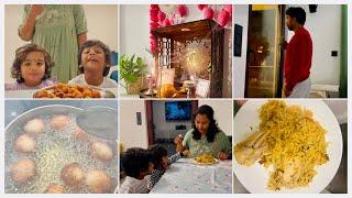 VLOG #మైదా లేకుండా చల్లపునుగులు simple recipe #kidsతో Evening routine #Husband వచ్చేసరికి ఇలా చేయటం