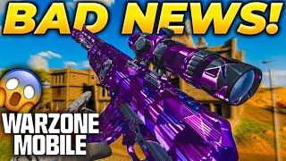 Bad News For Warzone Mobile Fan's And Players !!