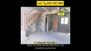 Murang RENT TO OWN House sa Lipa City Batangas| BURBANK VILLAGE| For as  low as 7,781 Monthly Amort