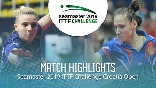 Adina Diaconu vs Daria Chernova | 2019 ITTF Challenge Croatia Open (Group)